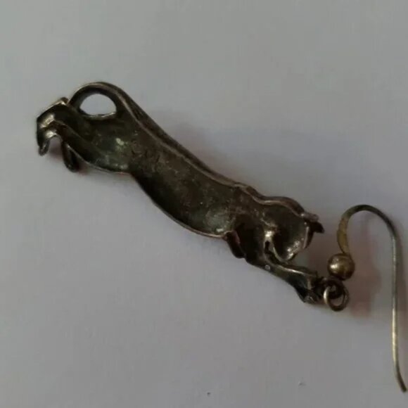 Cat Bundle of Artisan Silver Cat Earrings & Kodak Cat Photography Guide 1985 - Picture 4 of 8